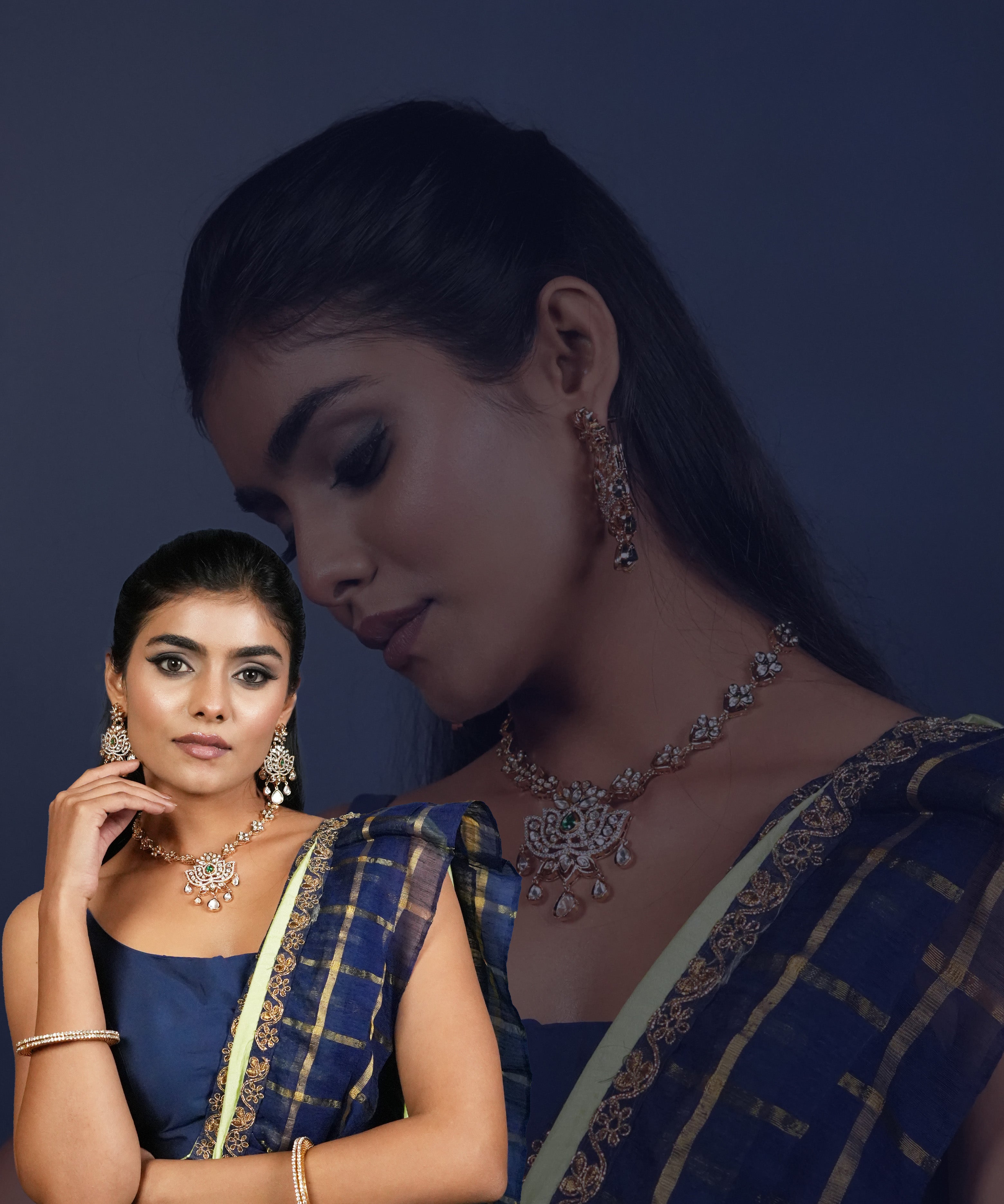 Heritage Polki Jewellery Set